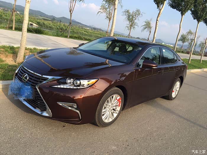 三个月的等待es200琥珀色提车作业