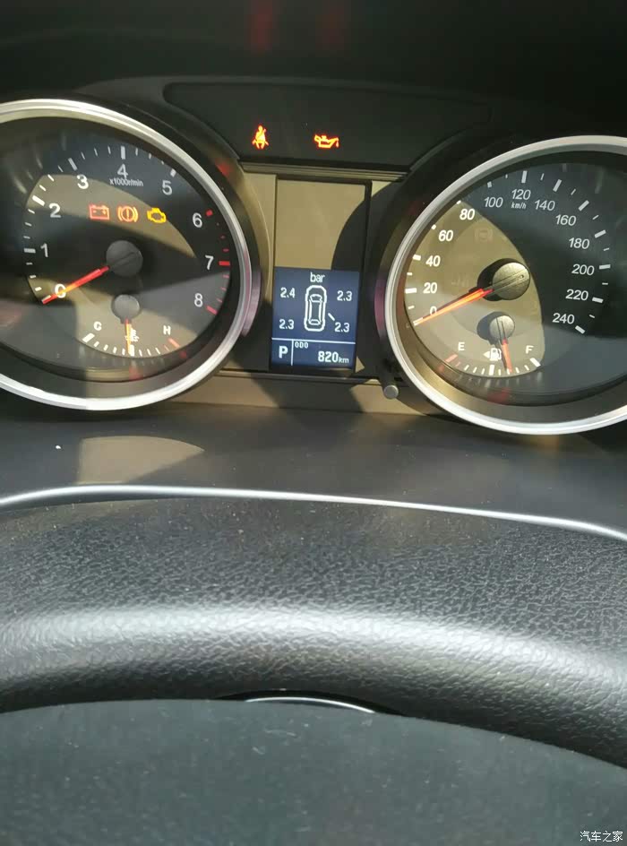 看胎压是不是正常