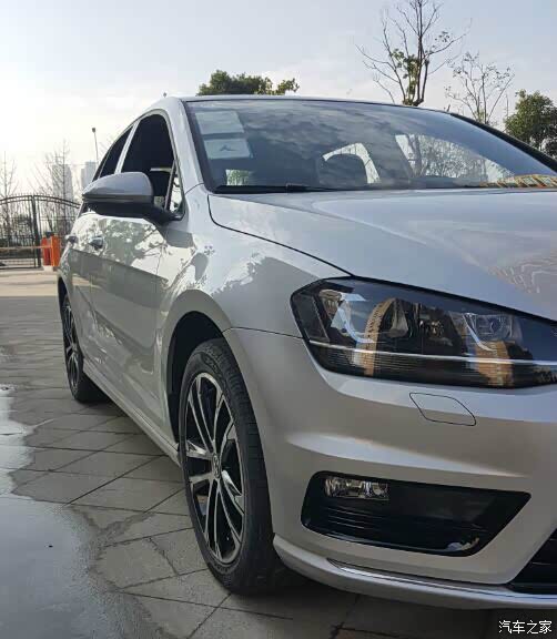 男屌高尔夫rline银色提车作业