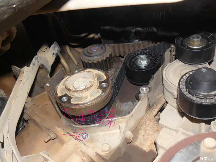 【图】自已更换正时皮带成功,很简单,三个钟ok_标致307论坛_汽车之家
