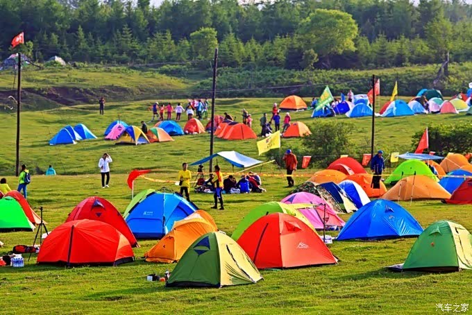 雪佛兰开拓者探店试驾#白山高山草原露营