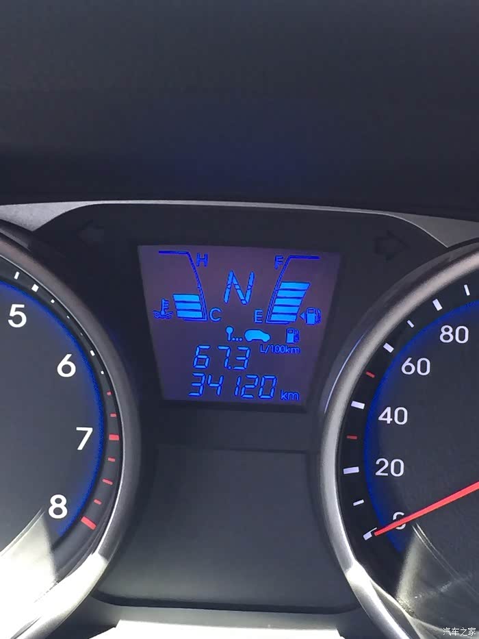 【图】这油耗我也是醉了_北京现代ix35论坛_汽车之家论坛