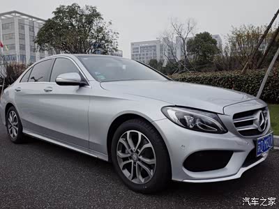 奔驰c200l的钻石银太漂亮了!