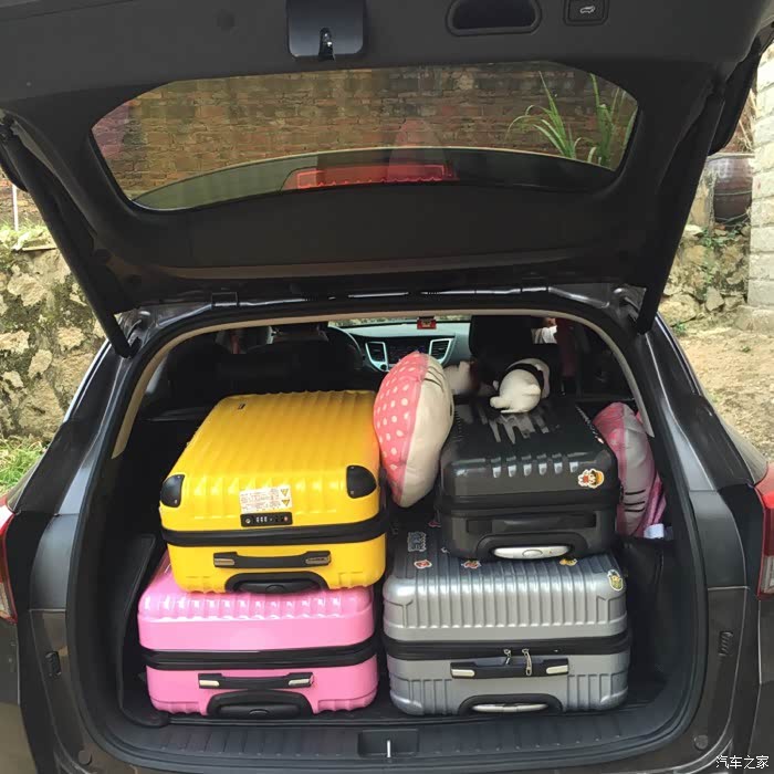 说说你们新途胜后备箱够不够用