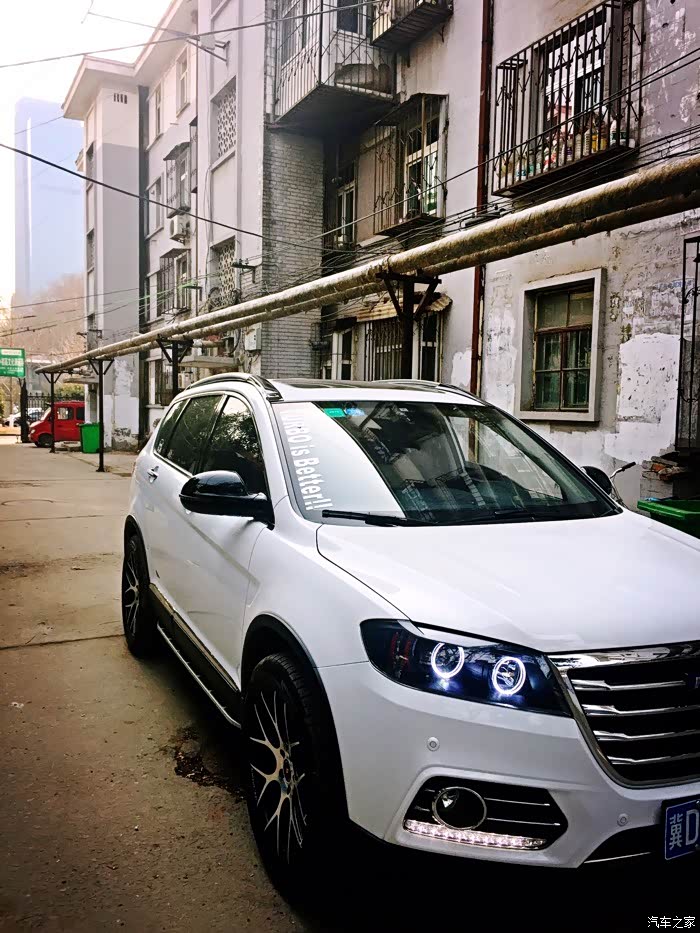 哈弗h6 2015自动两驱豪华版 255/50/r19 轮毂改装作业