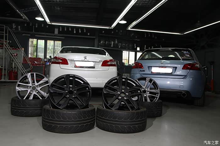 兄弟齐改标致408升级改装法系专用18寸轮毂