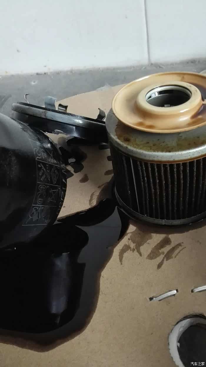 原ssss店机油滤芯和自购机油滤芯对比图!