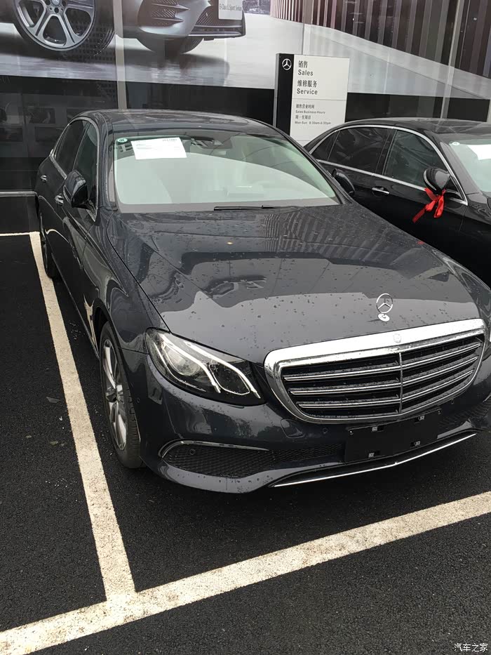 【图】炭灰蓝实车,感兴趣的来看看_奔驰e级论坛_汽车之家论坛