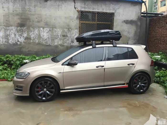 高尔夫7车顶作业原装行李架