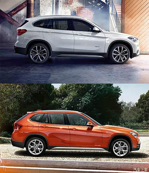 【图】新旧x1官方图同角度对比_宝马x1论坛_汽车之家论坛