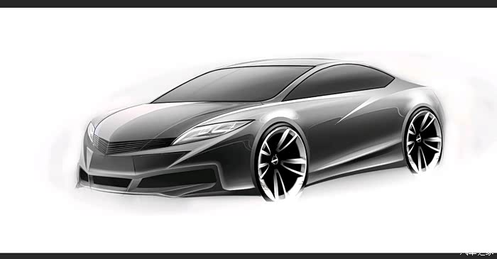 【图】【gadc参赛作品】手绘跑车造型_青少年论坛_汽车之家论坛