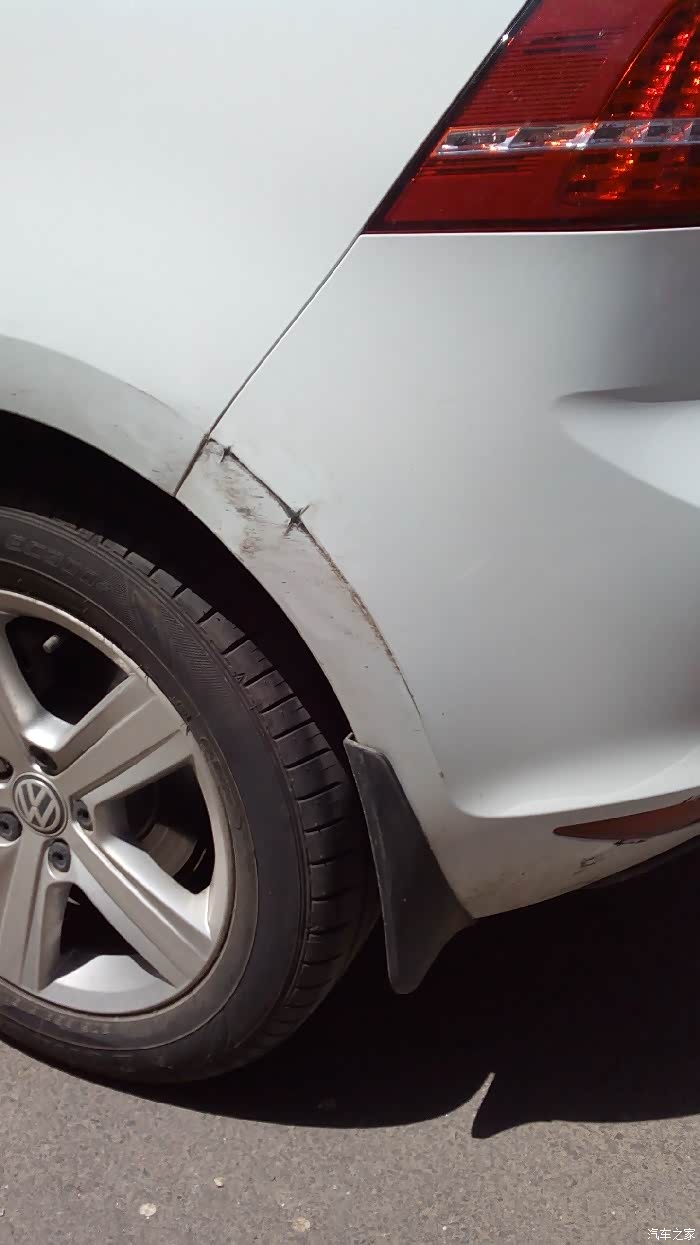 【图】今天被一女死机挂擦_高尔夫论坛_汽车之家论坛