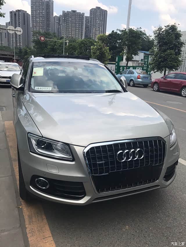 【图】提车交作业求认证,2017白金色技术q5_奥迪q5论坛_汽车之家论坛