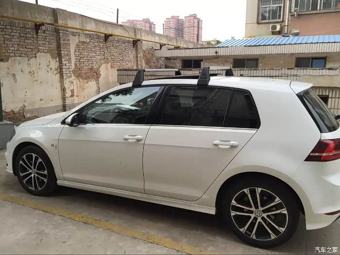 高尔夫7车顶作业原装行李架