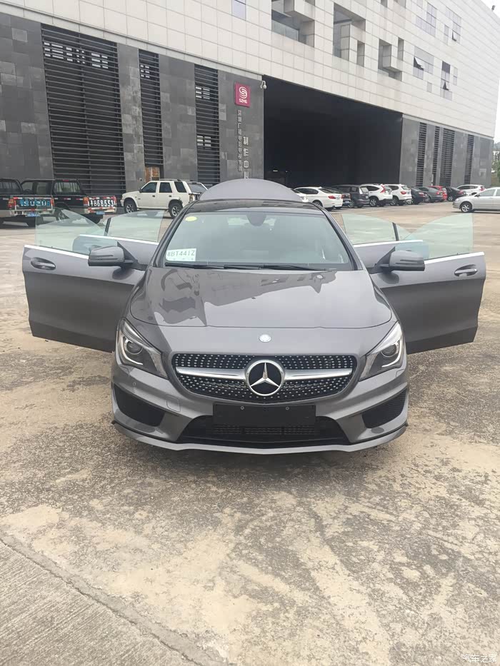 【图】深圳山脉灰cla220提车记._奔驰cla级论坛_汽车之家论坛