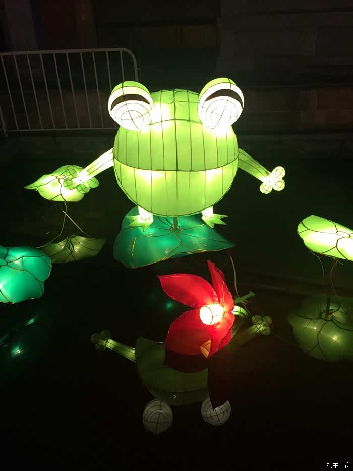 正月出游,鸠兹古镇赏花灯,小福随我一路前行!