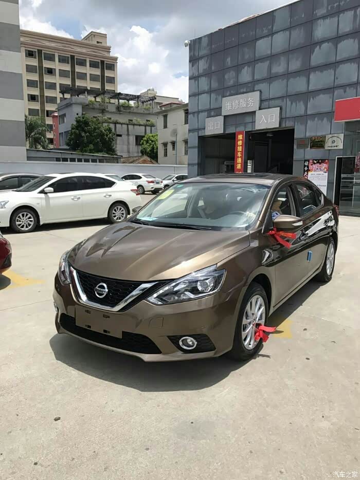 新款轩逸钛古金色求图