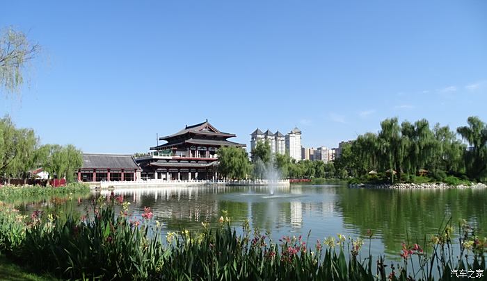 西安兴庆宫公园图片