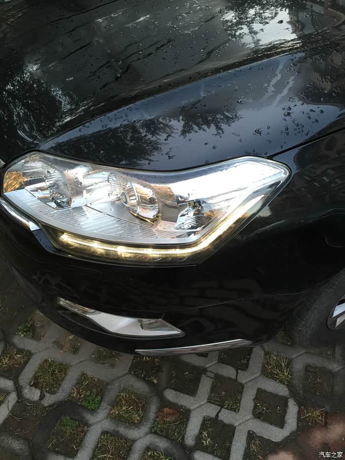 【老款c5改装led日间行车灯】 安装led日行灯