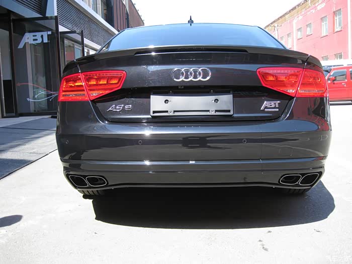 【图】a8l换装全套abt外观套件作业_奥迪a8论坛_汽车之家论坛