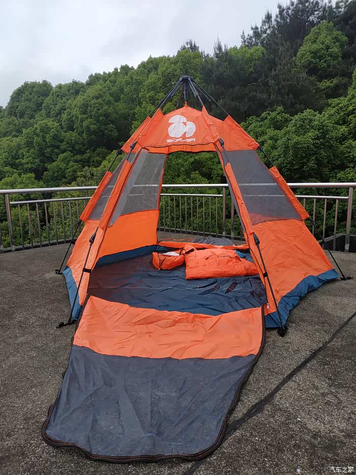 家家众测15拥抱春天走进自然思凯乐六角全自动户外帐篷