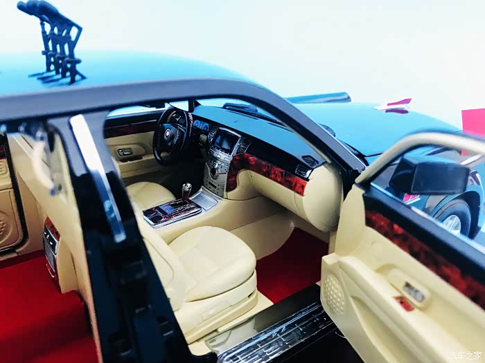 家家众测红旗ca7600j检阅车118合金车模测评