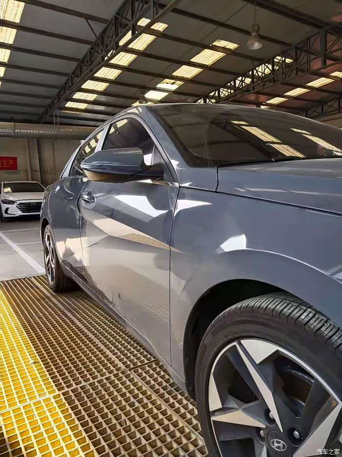 带伊去喷漆,喷完效果不错啊!