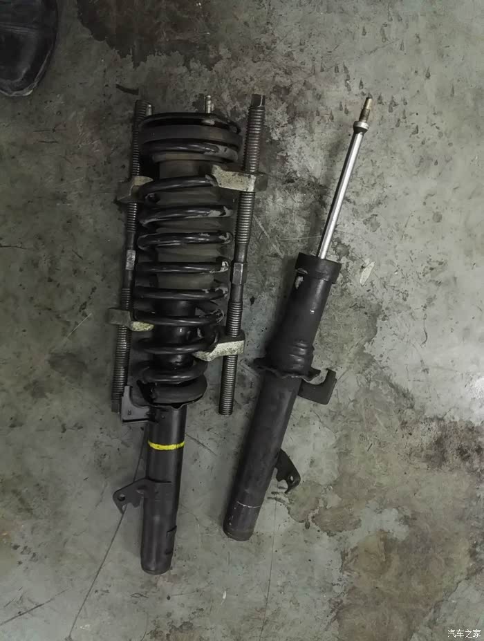 奔腾b70更换前减震器