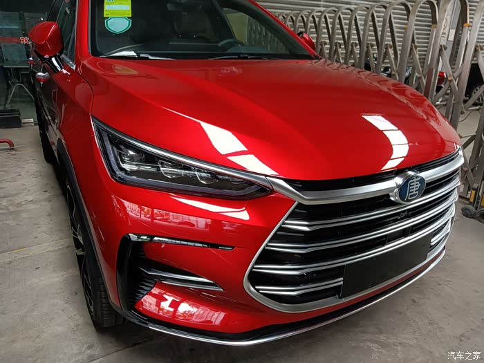 比亚迪唐dm红色最漂亮