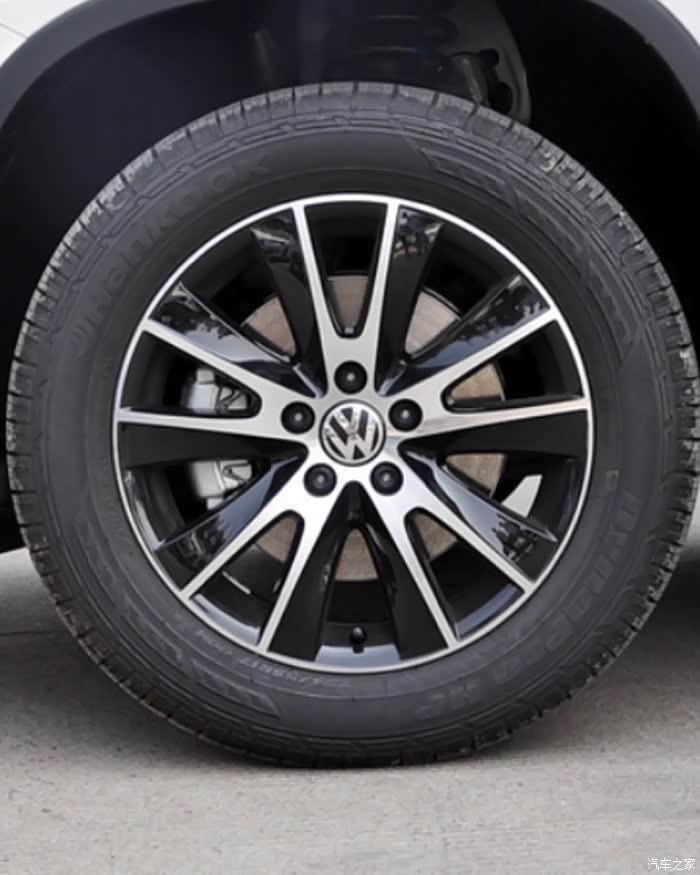 途观原车17寸运动轮毂 黑色