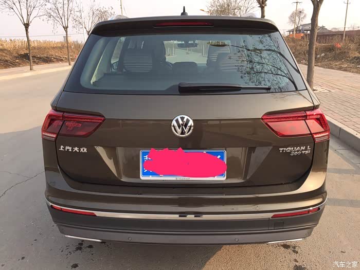 途观l20豪华峻岭棕提车