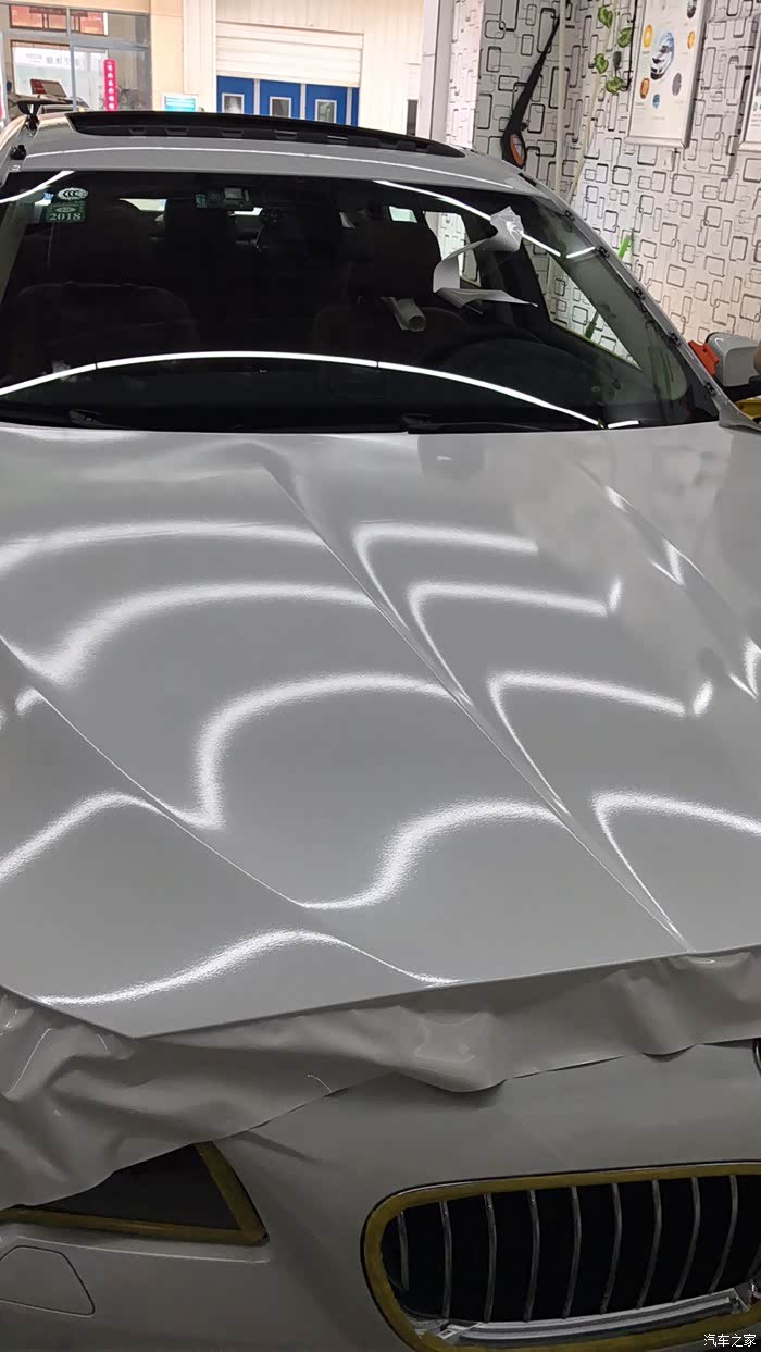 撕掉隐形车衣换装大珠光白