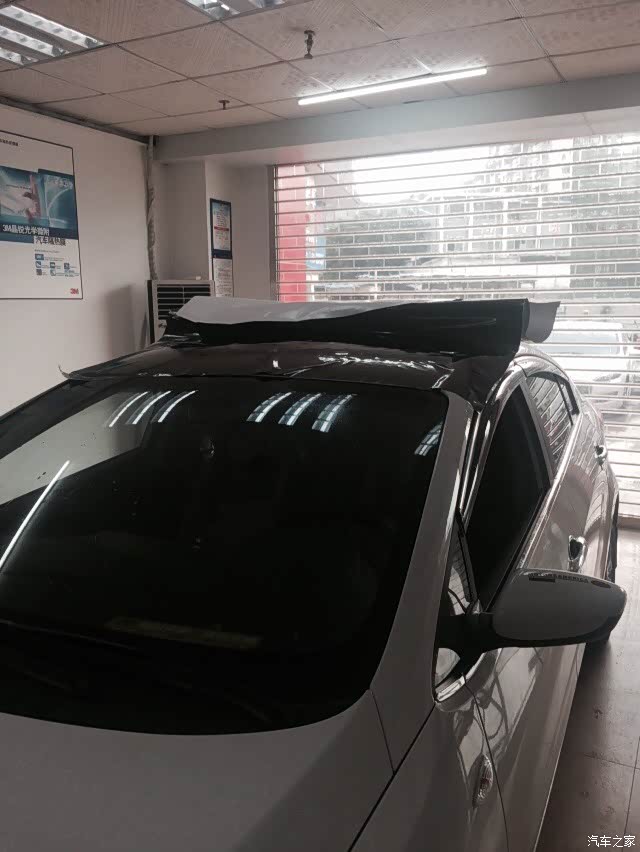 【图】今天去贴车顶黑膜啦!有图有真相_起亚k3/k3s论坛_汽车之家论坛