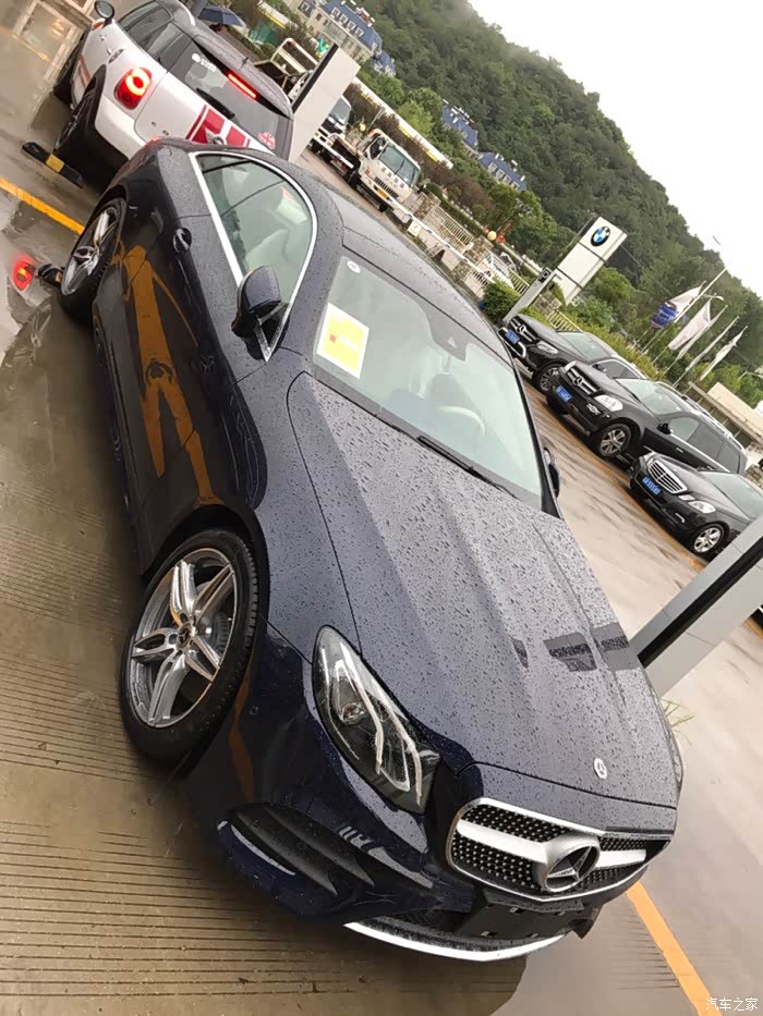 钙石蓝奔驰e coupe提车分享