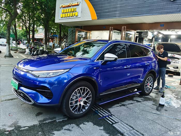 成都腾势x置换提车改装