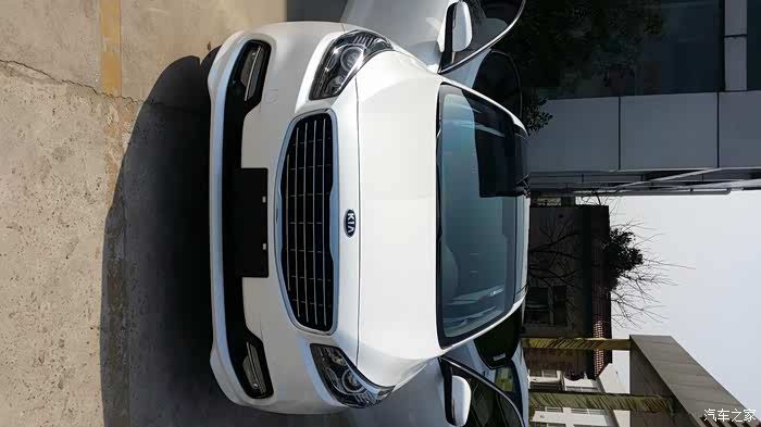 8珍珠白提车及用车1280公里_起亚k4论坛_汽车之家论坛