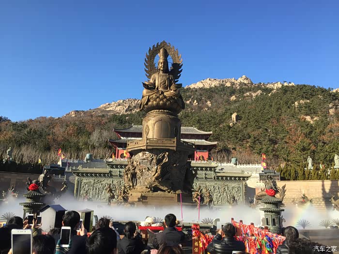 喜迎新春携大白游威海赤山风景区拜大佛逛庙会