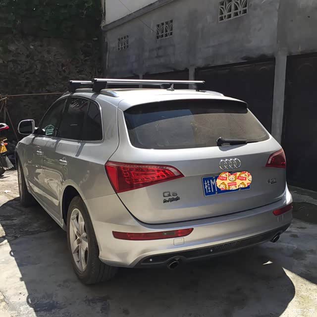 【图】q5安装原配行李架后是这样的_奥迪q5论坛_汽车之家论坛