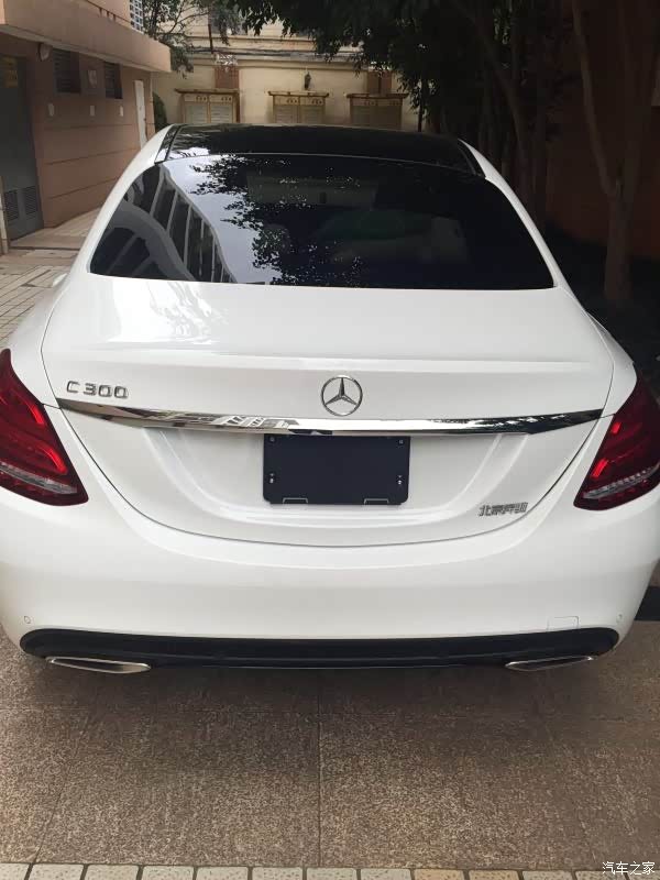 新车c300提车上图啦