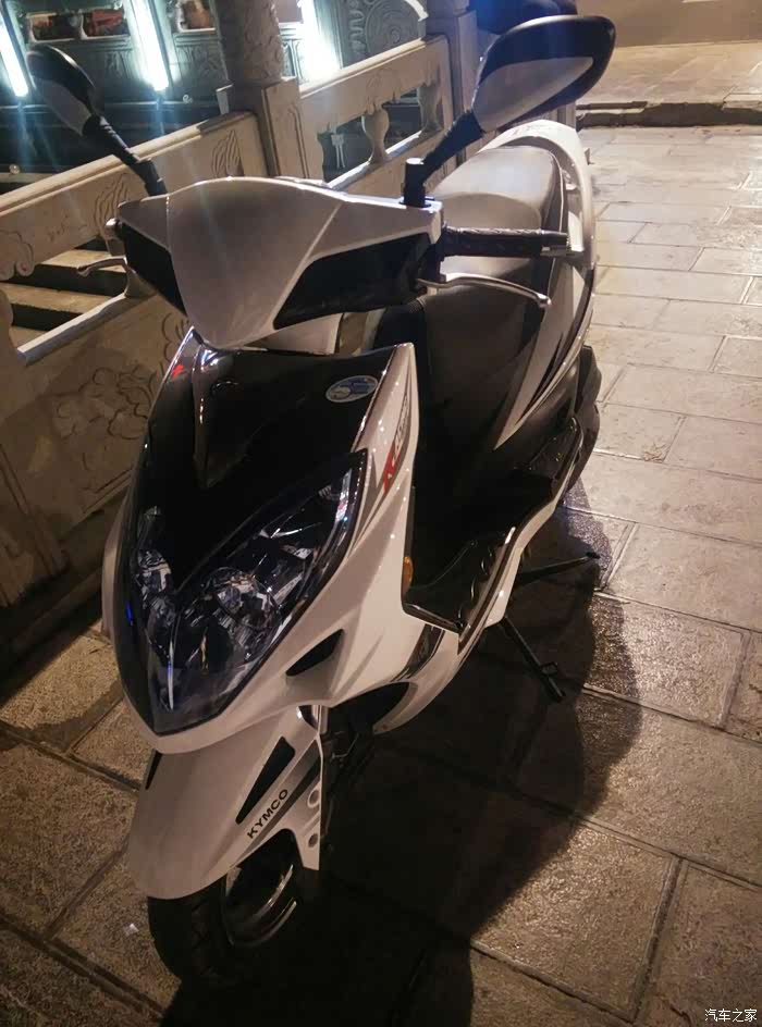 晒晒我的小踏板光阳弯道情人kcc