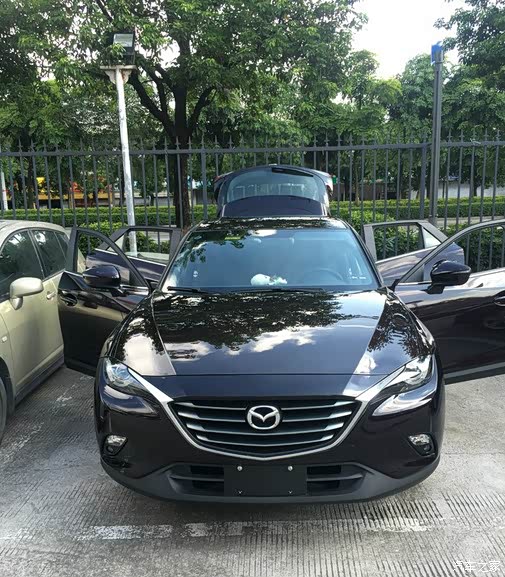 【图】紫晶檀2.0品味版提车作业_马自达cx-4论坛_汽车之家论坛