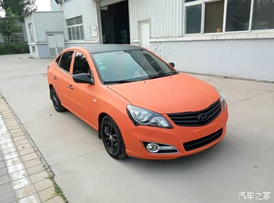 【图】成功改色哑光橙___不喜勿喷哦_悦动论坛_汽车之家论坛
