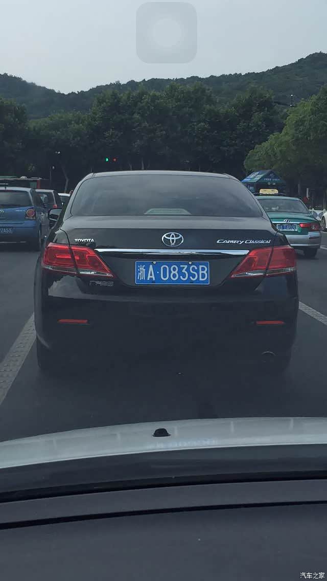 杭州街拍"凯美瑞sb车牌"102个~ ——神州租车凯美瑞车队
