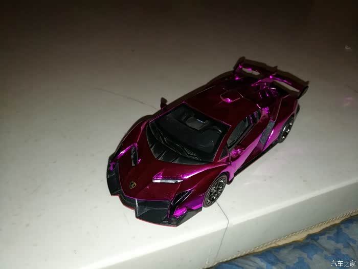 【图】我又来了啊哈哈,电镀粉兰博基尼!_模型论坛_汽车之家论坛