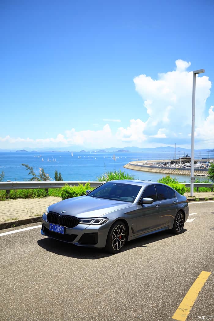 【图】我的2021款宝马540i石青色提车作业!_宝马5系论坛_汽车之家论坛