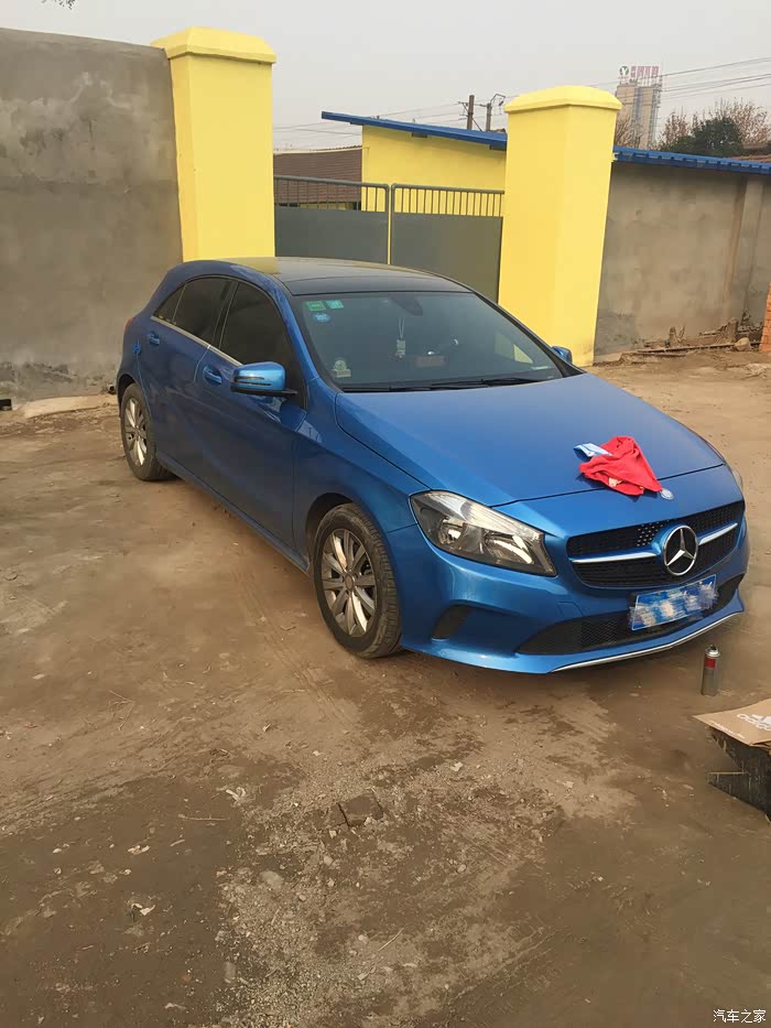 改装菜鸟奔驰a级a180一diy满天星中网