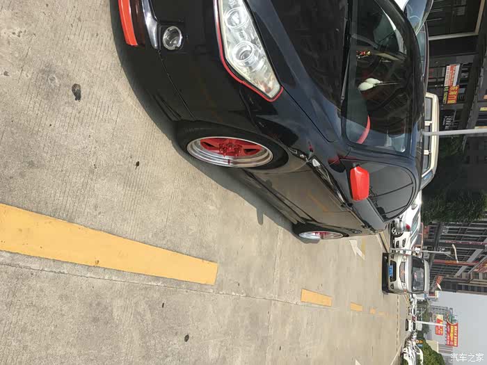 绞牙八字轮广东佛山车友改装奔腾b50颠覆你对原车的想象