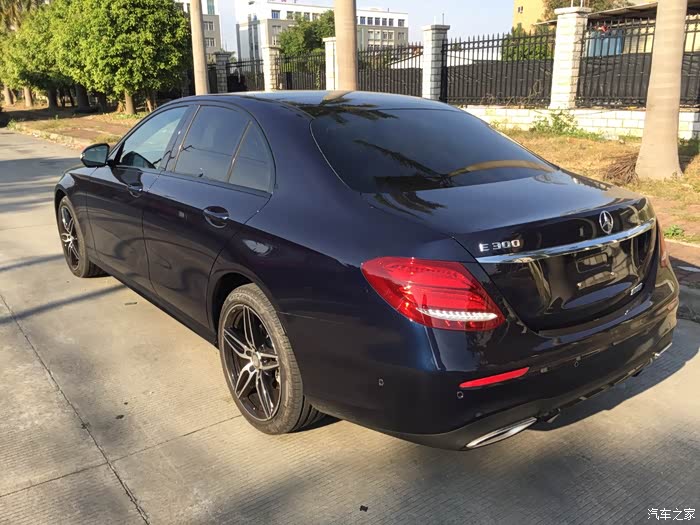 2016年终福利深圳首台2017款标轴钙蓝棕内e300提车新图