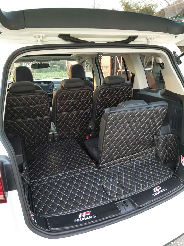 途安l后备箱5座状态下到底多大?