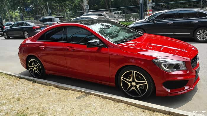 【图】4s店提车了,红色260_奔驰cla论坛_汽车之家论坛